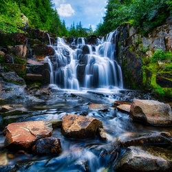 Jigsaw puzzle: Waterfall