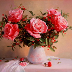 Jigsaw puzzle: Bouquet of roses