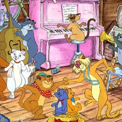 Jigsaw puzzle: Aristocratic cats