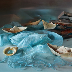 Jigsaw puzzle: Fantasies on a marine theme