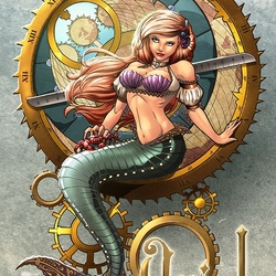 Jigsaw puzzle: Steampunk Ariel