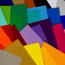 Jigsaw puzzle: Colored paper