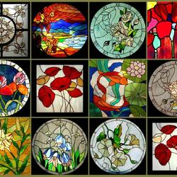 Jigsaw puzzle: Stained glass