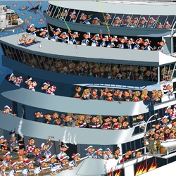 Jigsaw puzzle: Fun cruise