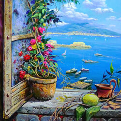 Jigsaw puzzle: Window to the bay