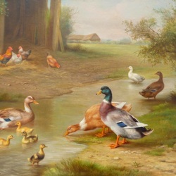 Jigsaw puzzle: Duck family