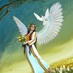 Jigsaw puzzle: Angel of peace