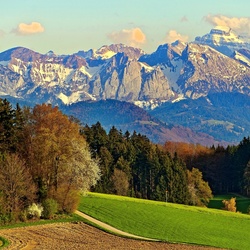 Jigsaw puzzle: Mountain landscape