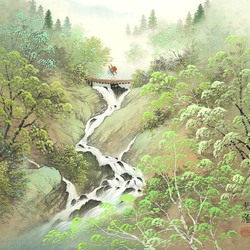 Jigsaw puzzle: Across the stormy river