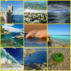 Jigsaw puzzle: Color of the sea