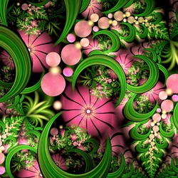 Jigsaw puzzle: Spring fractal