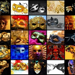 Jigsaw puzzle: Carnival masks