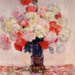Jigsaw puzzle: Vase with peonies