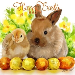 Jigsaw puzzle: Happy easter