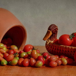 Jigsaw puzzle: Still life with tomatoes