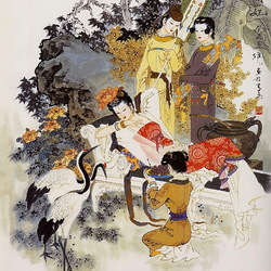 Jigsaw puzzle: Chinese beauties