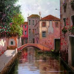 Jigsaw puzzle: Venetian canal