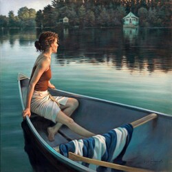 Jigsaw puzzle: Girl in the boat