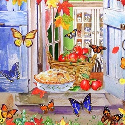 Jigsaw puzzle: Butterfly treat