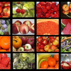 Jigsaw puzzle: Fruit collage