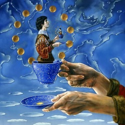 Jigsaw puzzle: Cup with Copernicus
