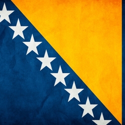 Jigsaw puzzle: Bosnia and Herzegovina flag
