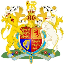 Jigsaw puzzle: Coat of Arms of Great Britain