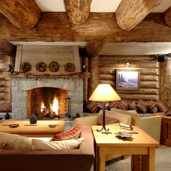 Jigsaw puzzle: Living room in the hunting lodge