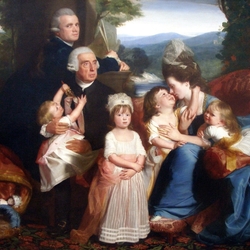 Jigsaw puzzle: Portrait of the Copley family