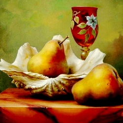Jigsaw puzzle: Still life with pear