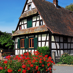 Jigsaw puzzle: House in Germany