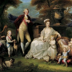 Jigsaw puzzle: Prince Ferdinand IV with his family