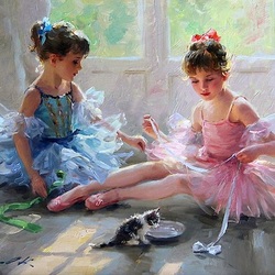 Jigsaw puzzle: Young ballerinas