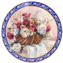 Jigsaw puzzle: Painting on porcelain