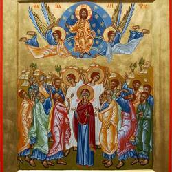 Jigsaw puzzle: Icon of the Ascension of the Lord