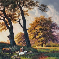 Jigsaw puzzle: Rustic pastoral