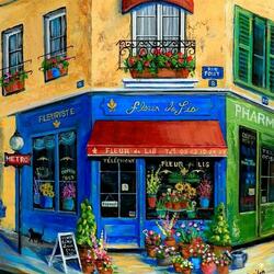 Jigsaw puzzle: Flower shop