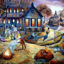 Jigsaw puzzle: Preparing for winter