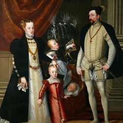 Jigsaw puzzle: Portrait of Maximilian II with his family