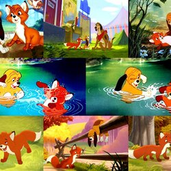 Jigsaw puzzle: The fox and the hound