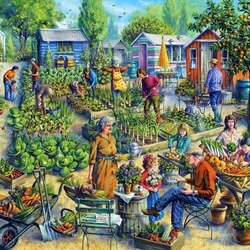 Jigsaw puzzle: Garden joys