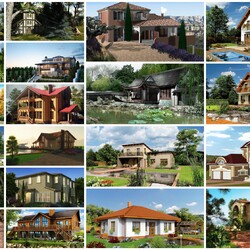 Jigsaw puzzle: Country houses