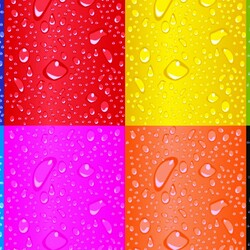 Jigsaw puzzle: Multicolored drops