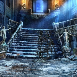 Jigsaw puzzle: Ruined staircase