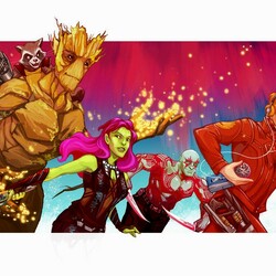 Jigsaw puzzle: Guardians of the Galaxy