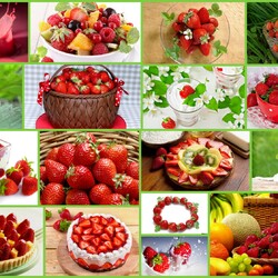 Jigsaw puzzle: Delicious collage