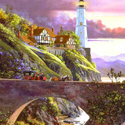 Jigsaw puzzle: Leaving the lighthouse