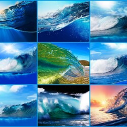 Jigsaw puzzle: Waves