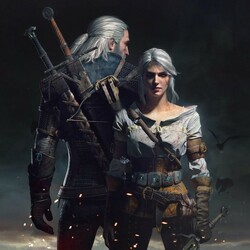 Jigsaw puzzle: Ciri and Geralt