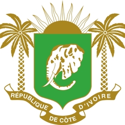 Jigsaw puzzle: Coat of arms of the Republic of Côte d'Ivoire